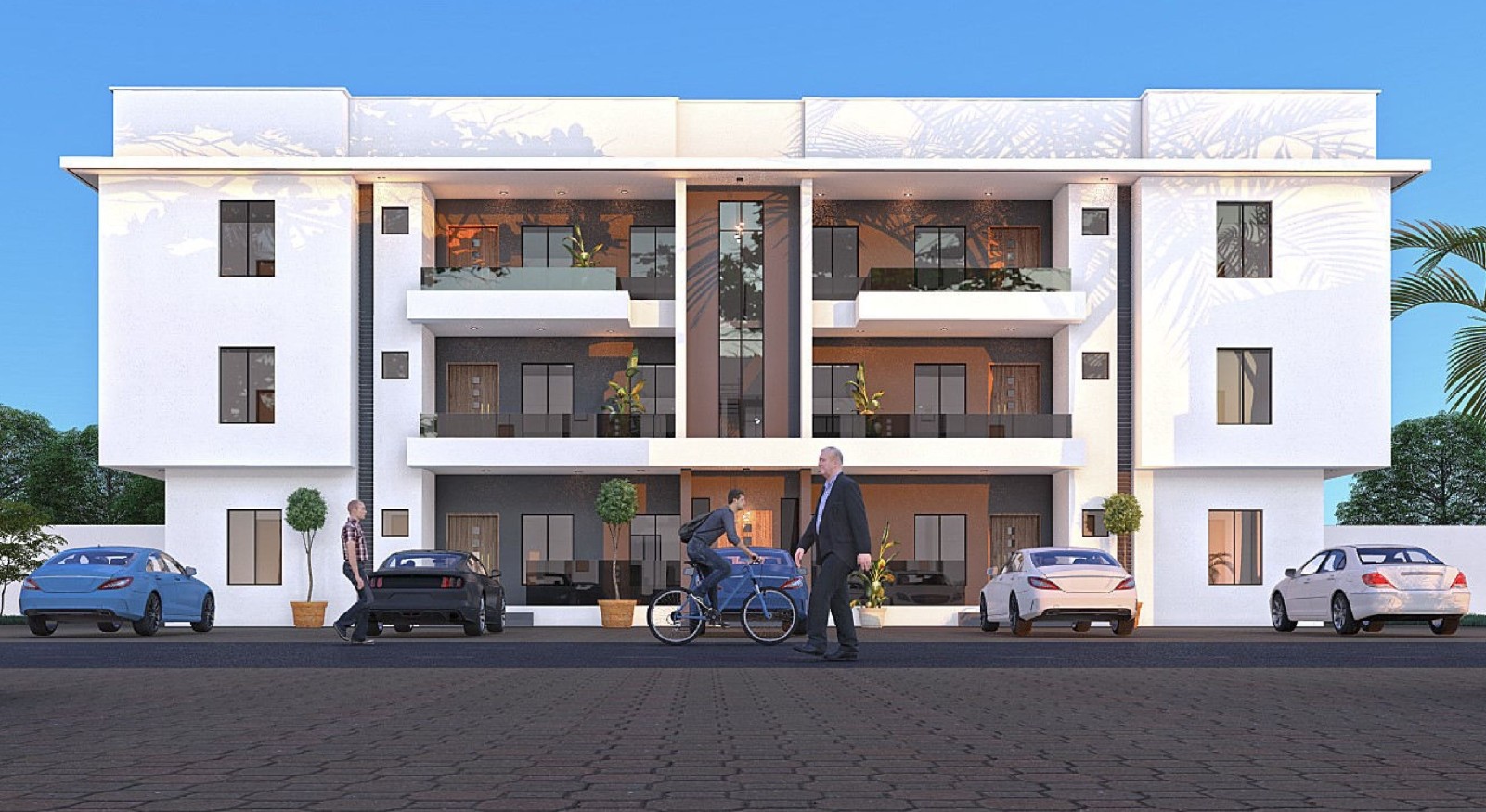 3 BEDROOM BLOCK OF FLAT WITH BQ