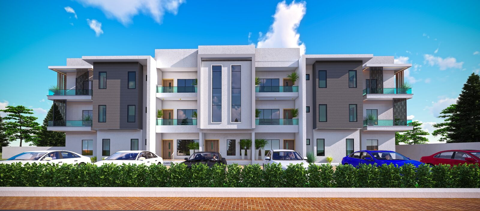 3 Bedroom block of Flat with BQ